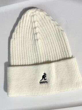 KANGOL Beannie White (Unisex)